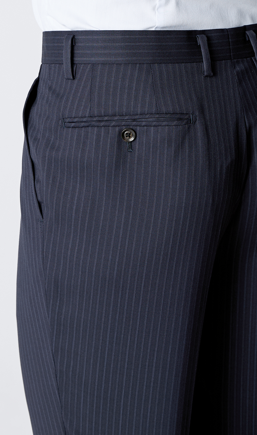 プレミアムスタンダードスーツ【DORMEUIL】 ネイビー 体型:A体(標準型),号数（身長）:4号(165cm)