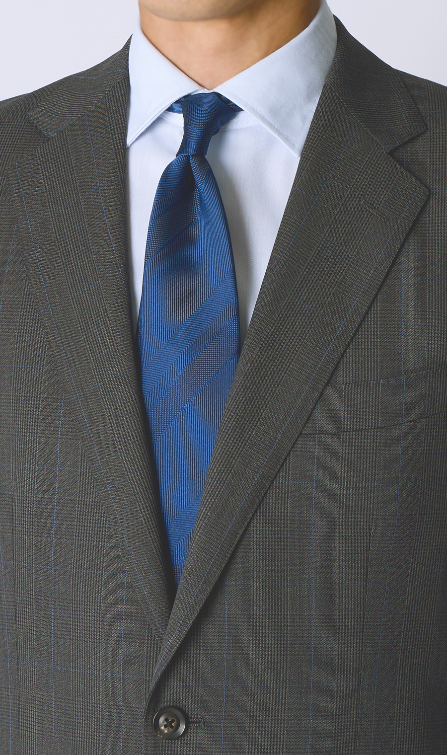 プレミアムスタンダードスーツ【DORMEUIL】 グレー 体型:A体(標準型),号数（身長）:4号(165cm)