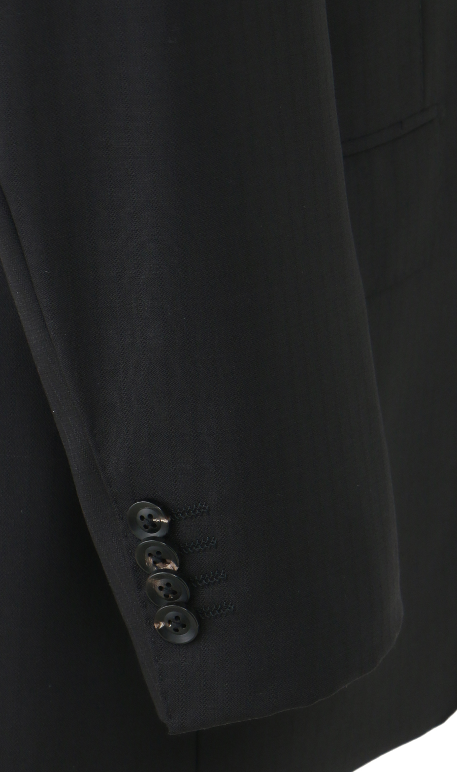プレミアムスタンダードスーツ【DORMEUIL】【Savile Row】 ブラック 体型:A体(標準型),号数(身長):4号(165cm)