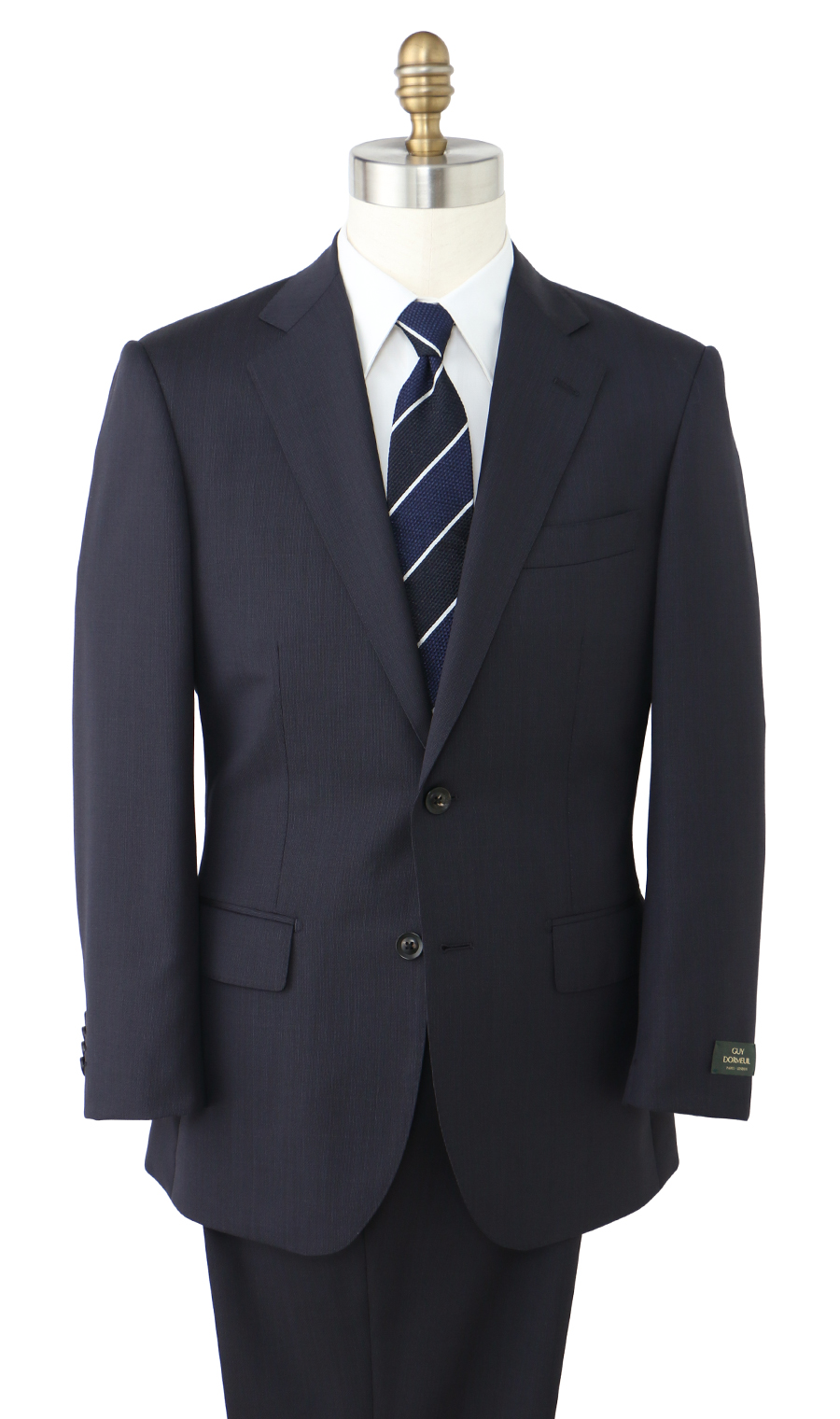 プレミアムスタンダードスーツ【DORMEUIL】【Savile Row】 ネイビー 体型:A体(標準型),号数(身長):4号(165cm)