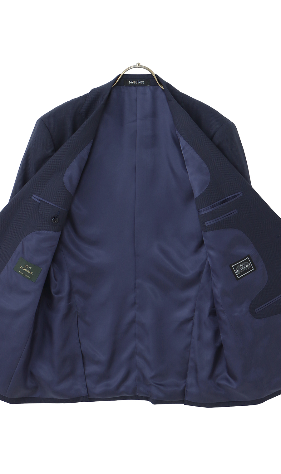 プレミアムスタンダードスーツ【DORMEUIL】【Savile Row】 ネイビー 体型:A体(標準型),号数（身長）:4号(165cm)