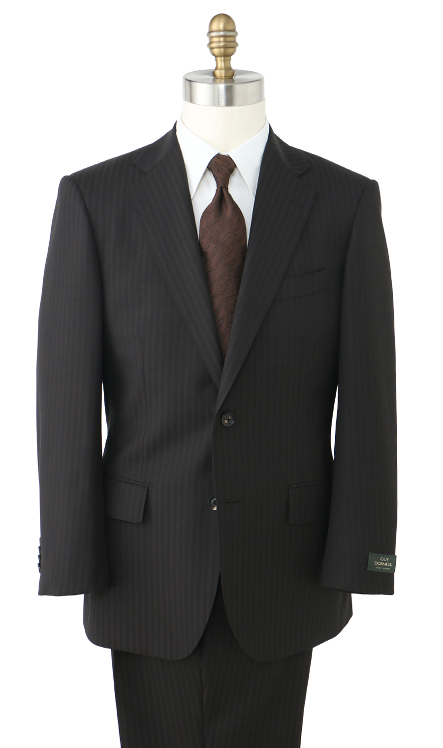 プレミアムスタンダードスーツ【DORMEUIL】【Savile Row】 ブラウン 体型:A体(標準型),号数(身長):4号(165cm)