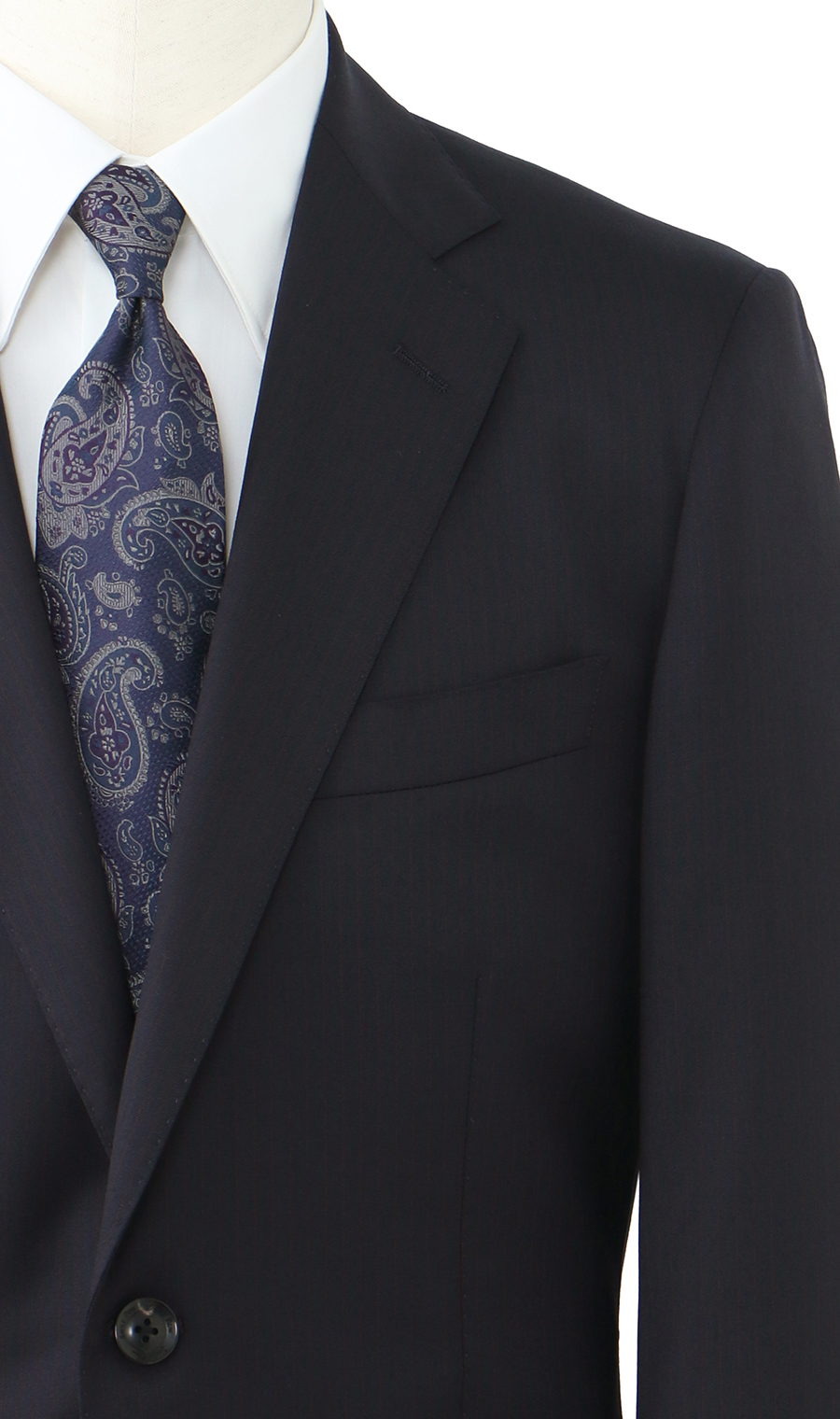 プレミアムスタンダードスーツ【JOHN CAVENDISH】【Savile Row】 ネイビー 体型:A体(標準型),号数(身長):5号(170cm)