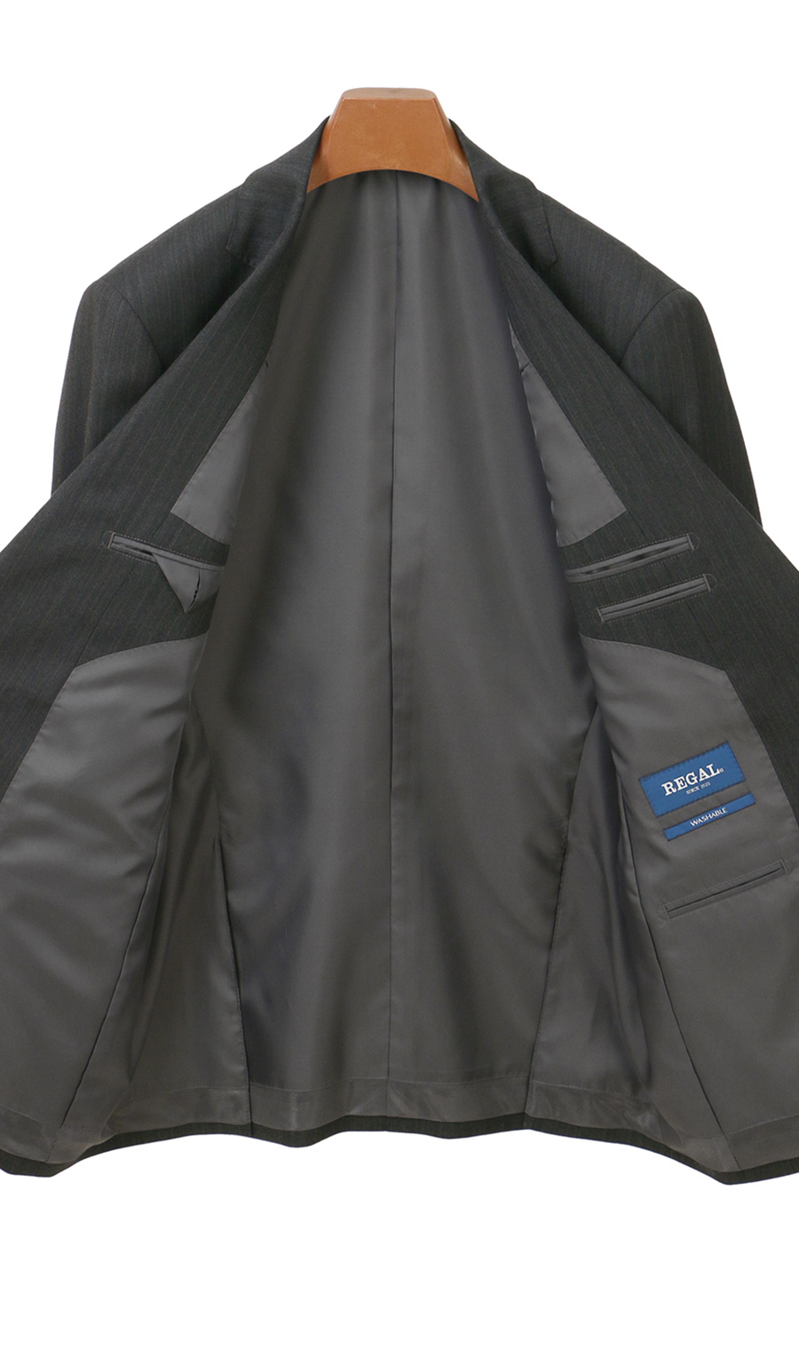 スタンダードスーツ【Plastics Smart】 グレー 体型:A体(標準型),号数（身長）:3号(160cm)