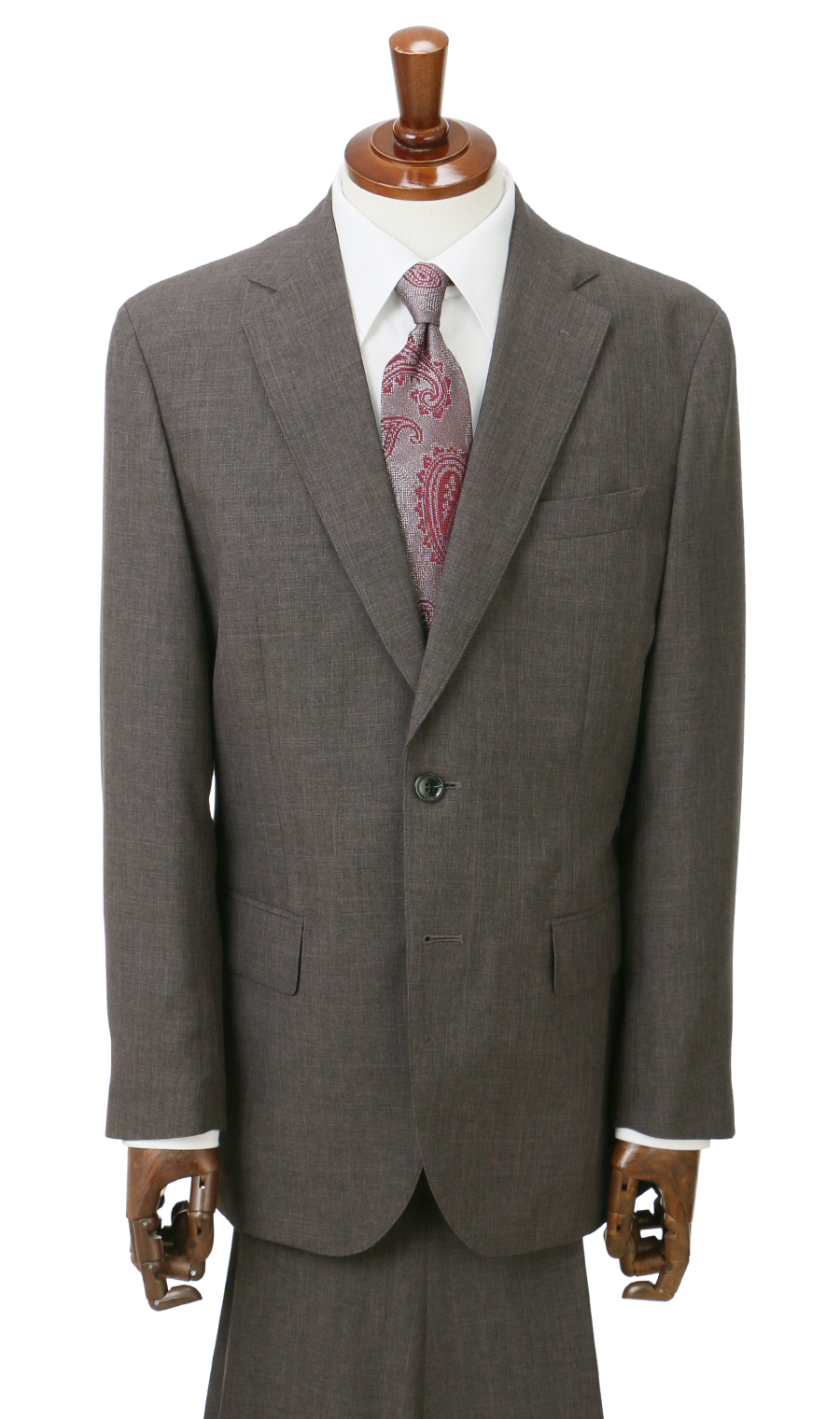 スタンダードスーツ【ウォッシャブル】【Plastics Smart】 ブラウン 体型:A体(標準型),号数（身長）:5号(170cm)