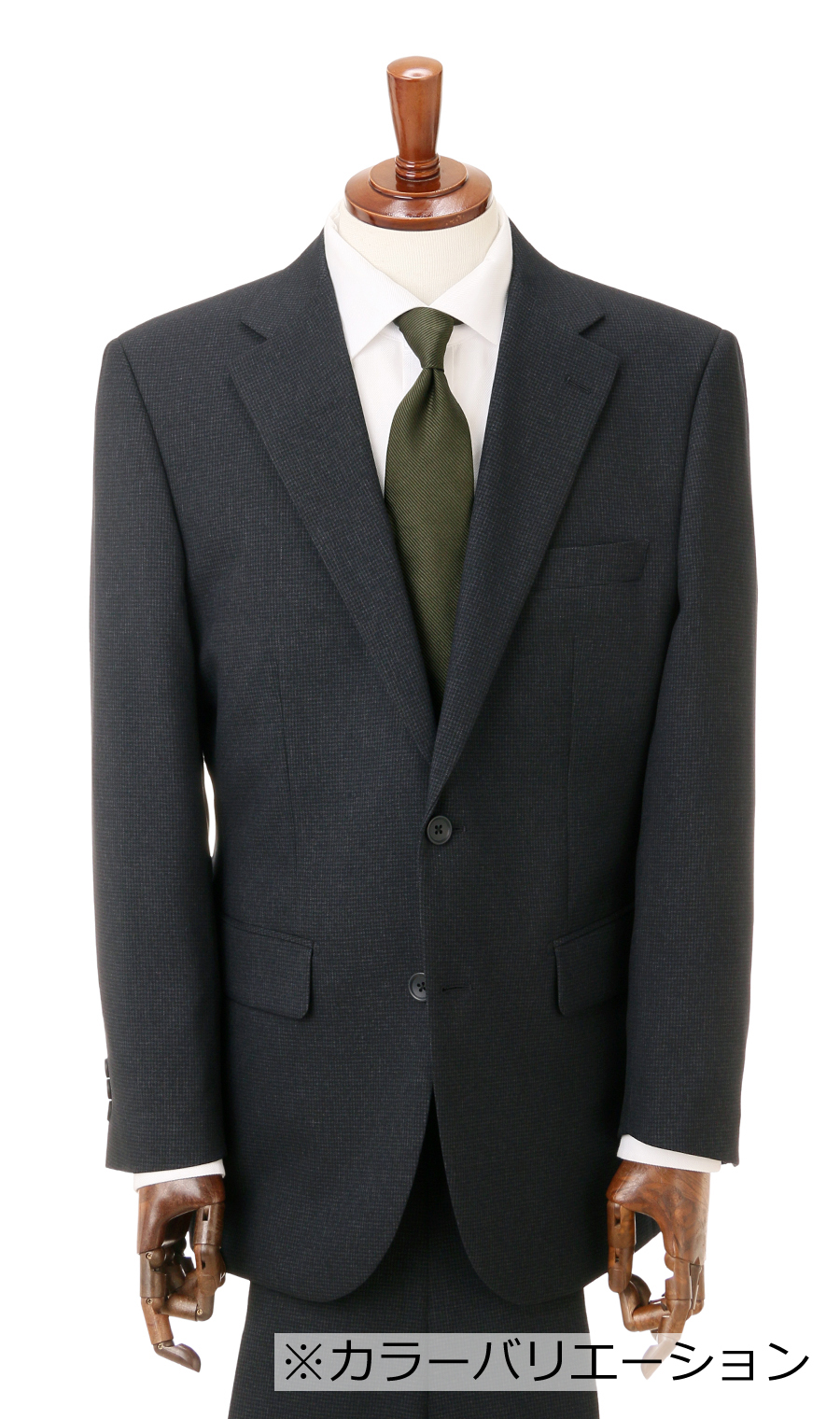 スタンダードスーツ《ウォッシャブル》 グレー 体型:A体(標準型),号数（身長）:4号(165cm)