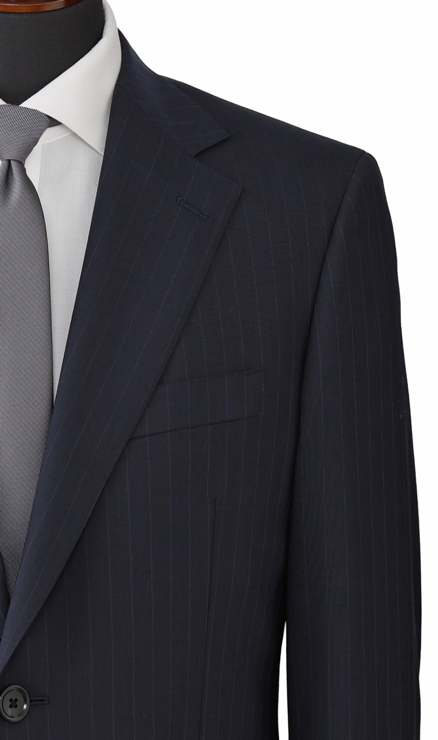 スタンダードスーツ【キング&トール】【Plastics Smart】 ネイビー 体型:E体(大きいサイズ),号数（身長）:4号(165cm)