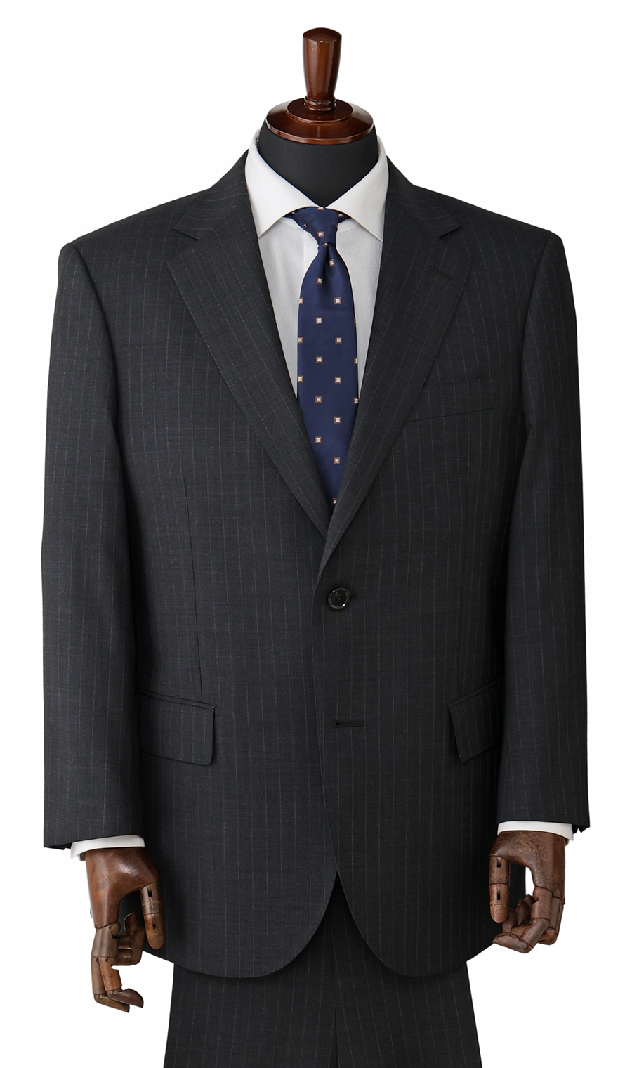 スタンダードスーツ【キング&トール】【Plastics Smart】 グレー 体型:E体(大きいサイズ),号数（身長）:4号(165cm)