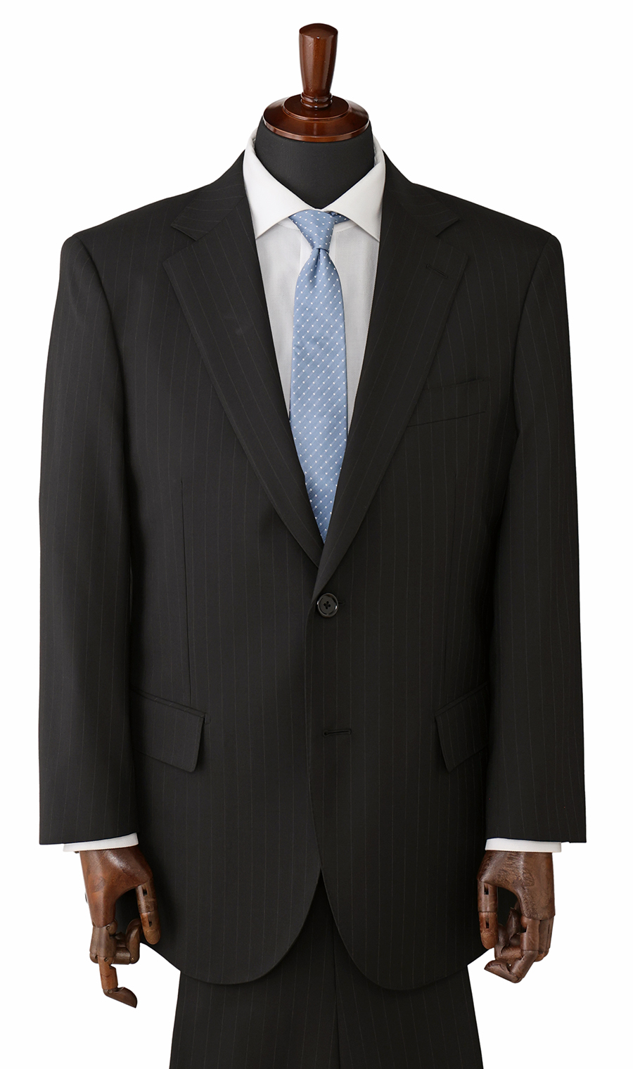 スタンダードスーツ【キング&トール】【Plastics Smart】 ブラック 体型:E体(大きいサイズ),号数（身長）:3号(160cm)