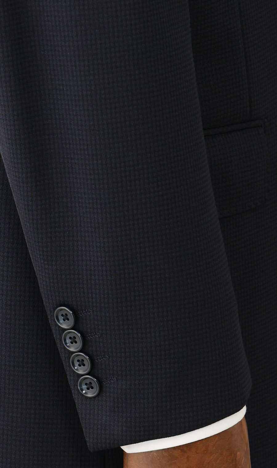 スタンダードスーツ【TioTioPREMIUM】【ACTIVEXPAND】 ネイビー 体型:AB体(がっちり型),号数（身長）:4号(165cm)