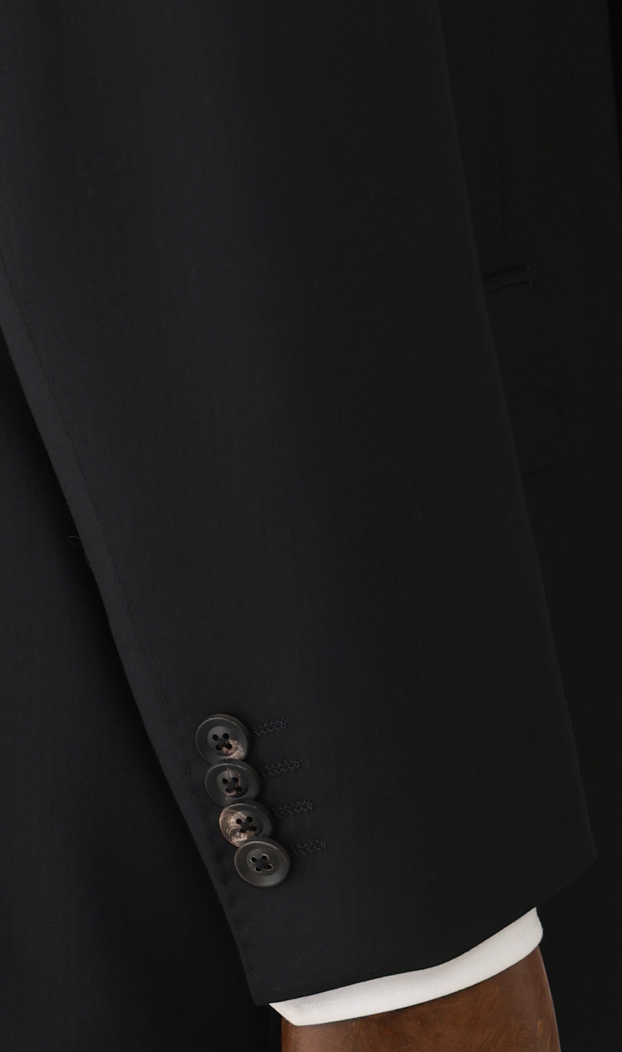 プレミアムスタンダードスーツ【JOHN CAVENDISH】 ブラック 体型:A体(標準型),号数（身長）:5号(170cm)