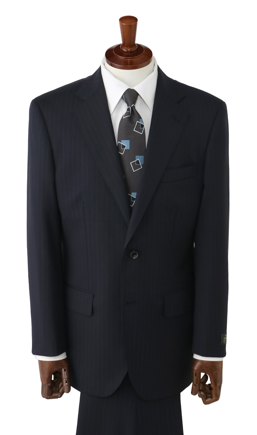 プレミアムスタンダードスーツ【DORMEUIL】 ネイビー 体型:A体(標準型),号数（身長）:5号(170cm)
