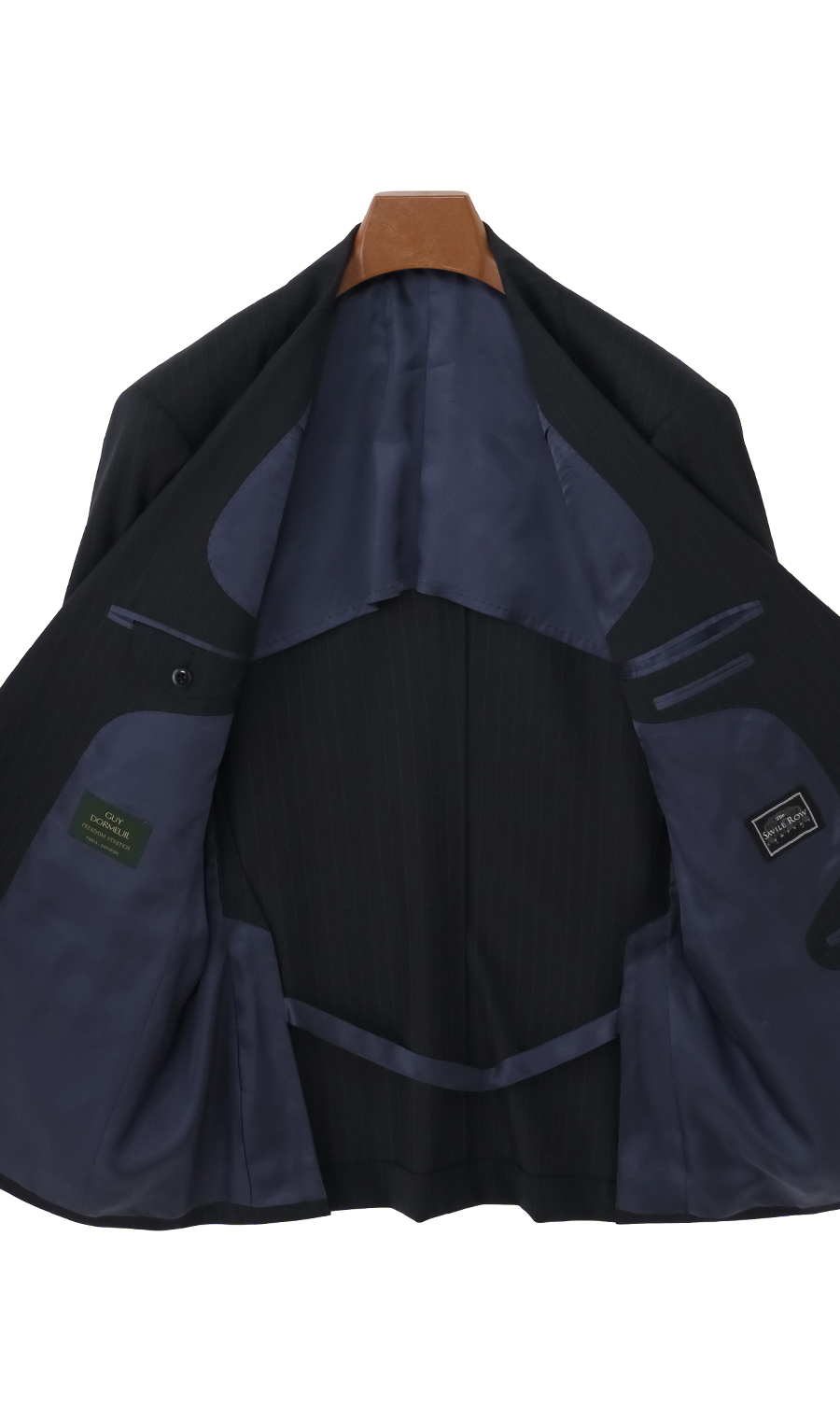 プレミアムスタンダードスーツ【DORMEUIL】 ネイビー 体型:A体(標準型),号数（身長）:5号(170cm)