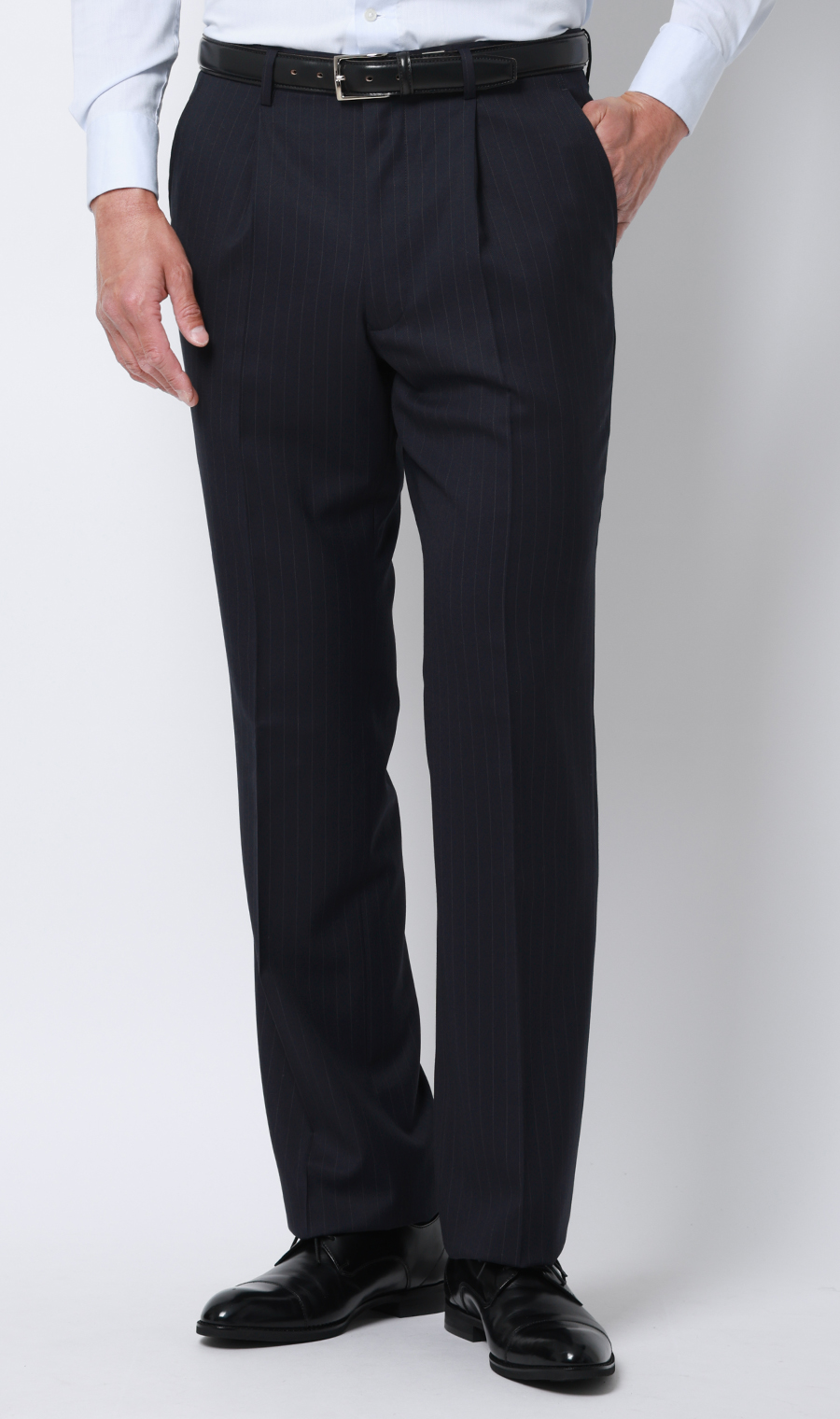 プレミアムスタンダードスーツ【DORMEUIL】 ネイビー 体型:A体(標準型),号数（身長）:5号(170cm)