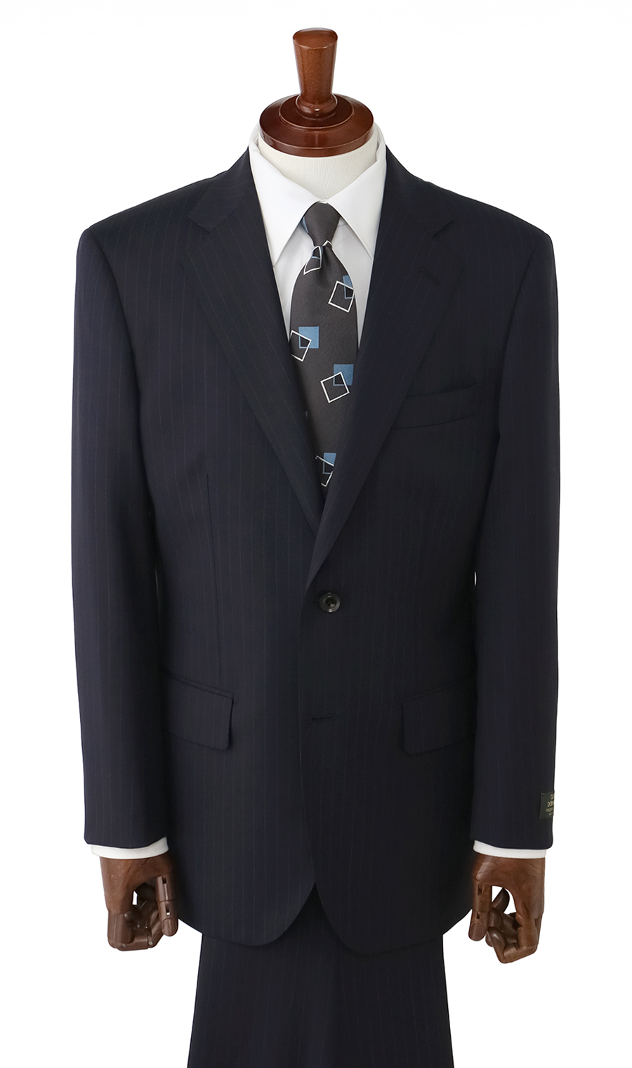 プレミアムスタンダードスーツ【DORMEUIL】 ネイビー 体型:A体(標準型),号数（身長）:5号(170cm)
