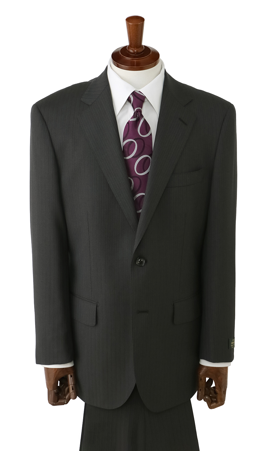 プレミアムスタンダードスーツ【DORMEUIL】 ブラウン 体型:AB体(がっちり型),号数（身長）:3号(160cm)