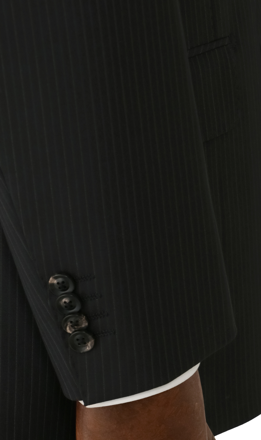 プレミアムスタンダードスーツ【DORMEUIL】 ブラック 体型:A体(標準型),号数（身長）:4号(165cm)