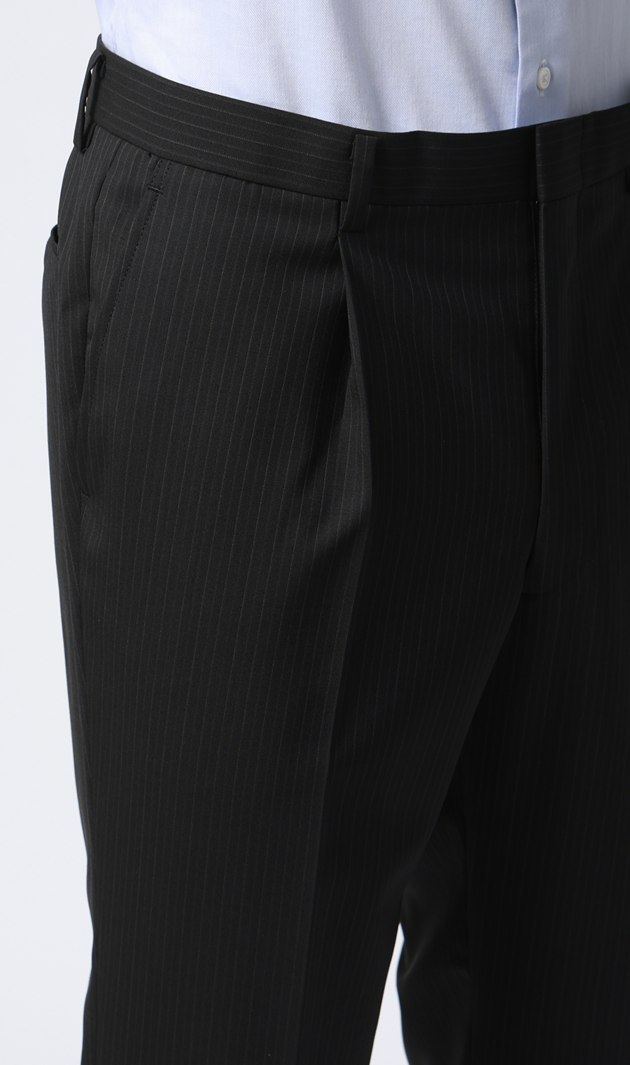 プレミアムスタンダードスーツ【DORMEUIL】 ブラック 体型:A体(標準型),号数（身長）:4号(165cm)