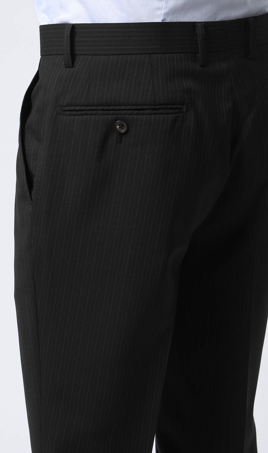 プレミアムスタンダードスーツ【DORMEUIL】 ブラック 体型:A体(標準型),号数（身長）:4号(165cm)