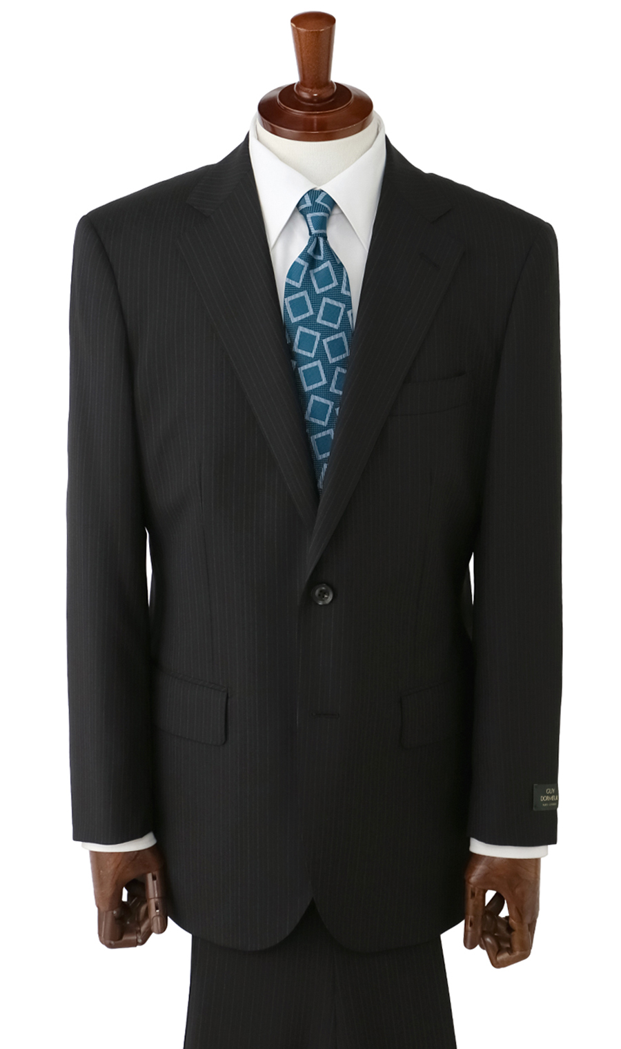 プレミアムスタンダードスーツ【DORMEUIL】 ブラック 体型:A体(標準型),号数（身長）:4号(165cm)