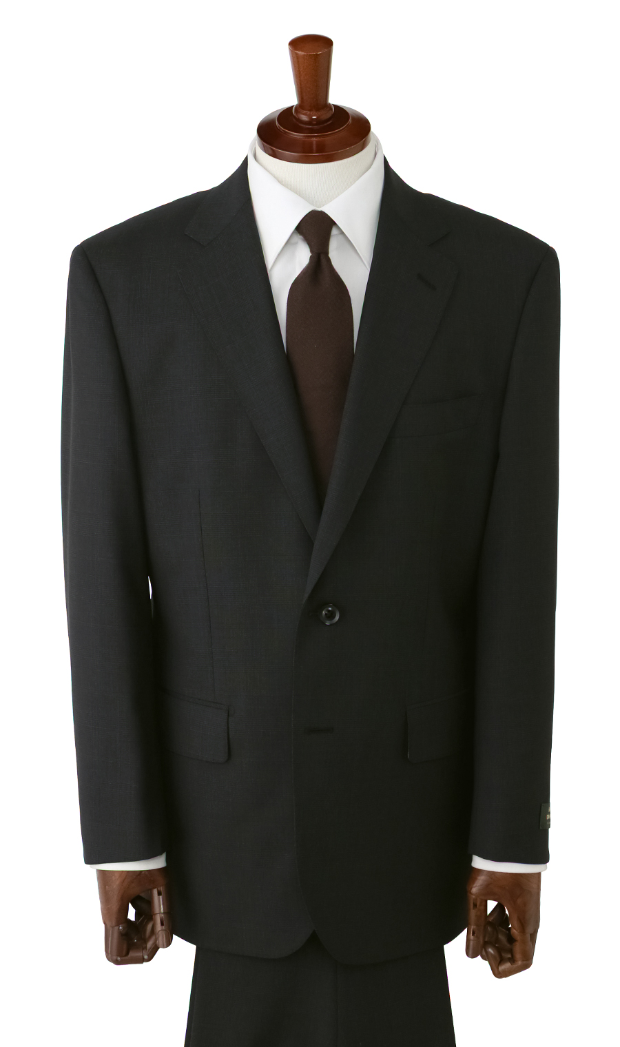 プレミアムスタンダードスーツ【DORMEUIL】 チャコール 体型:AB体(がっちり型),号数（身長）:4号(165cm)