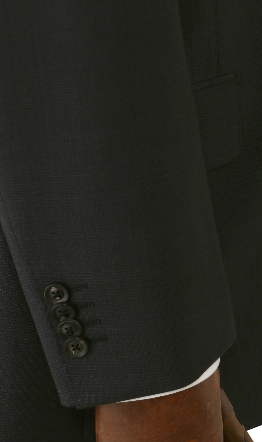 プレミアムスタンダードスーツ【DORMEUIL】 チャコール 体型:AB体(がっちり型),号数（身長）:4号(165cm)