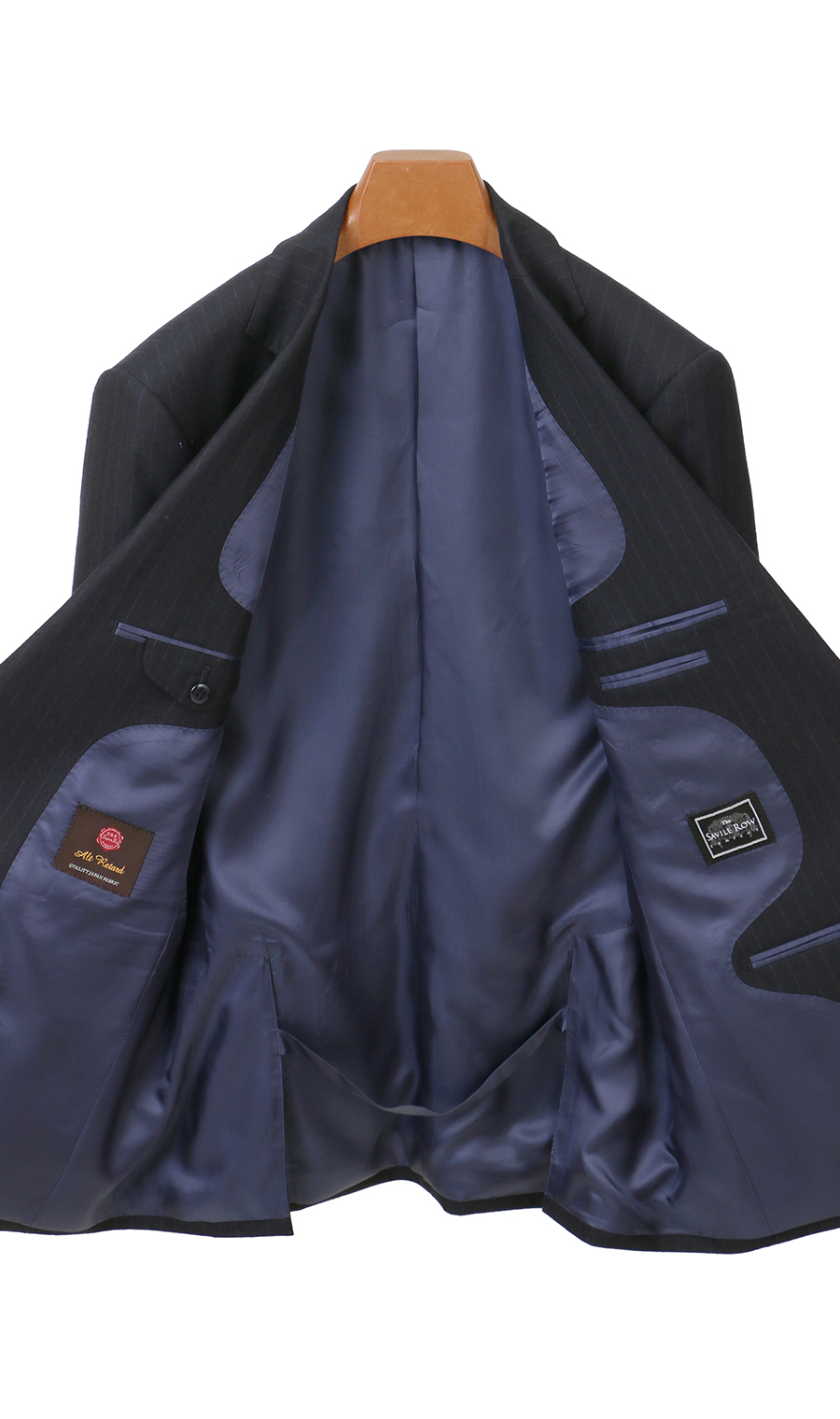 プレミアムスタンダードスーツ【C.D.K SUPER TEX】 ネイビー 体型:A体(標準型),号数（身長）:5号(170cm)