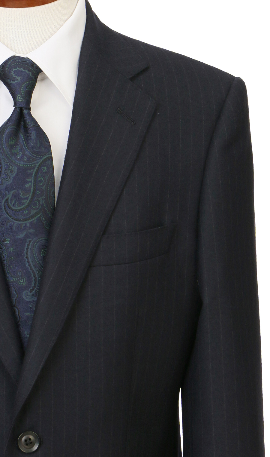 プレミアムスタンダードスーツ【C.D.K SUPER TEX】 ネイビー 体型:A体(標準型),号数（身長）:5号(170cm)