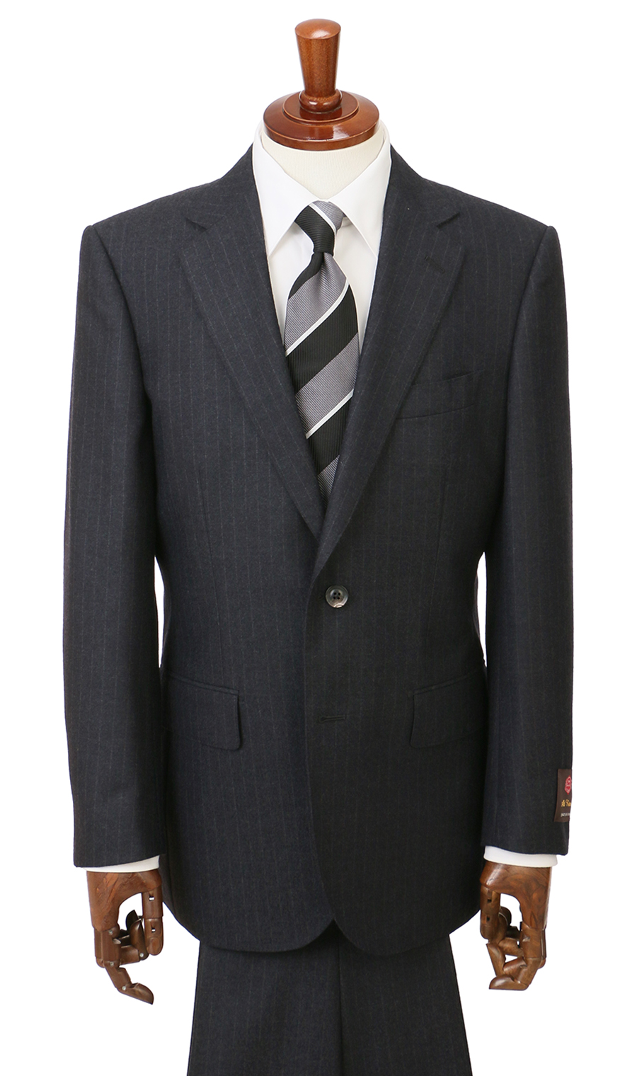 極美品 DALCUORE ダブルブレスト チャコール スーツ 46 極美品 DALCUORE ダブルブレスト チャコール スーツ 46 BRAND