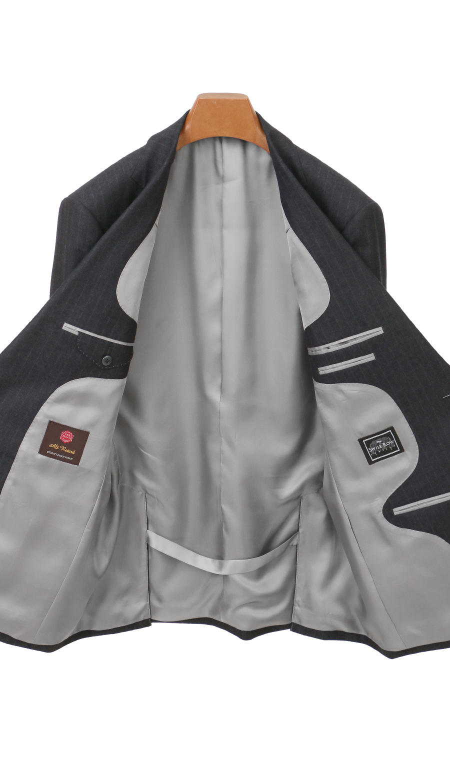 プレミアムスタンダードスーツ【C.D.K SUPER TEX】 チャコール 体型:A体(標準型),号数（身長）:5号(170cm)