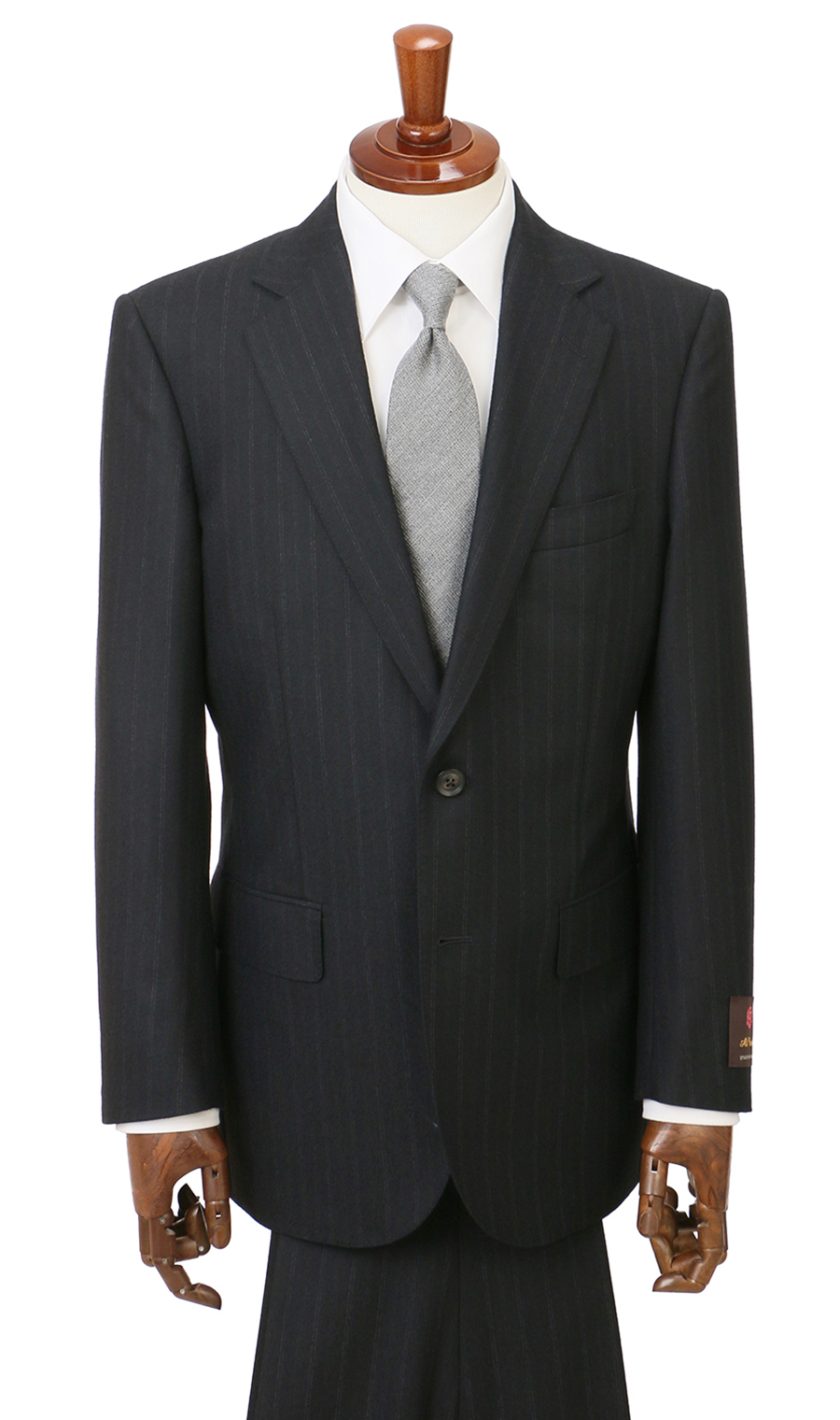 プレミアムスタンダードスーツ【C.D.K SUPER TEX】 ネイビー 体型:A体(標準型),号数（身長）:5号(170cm)