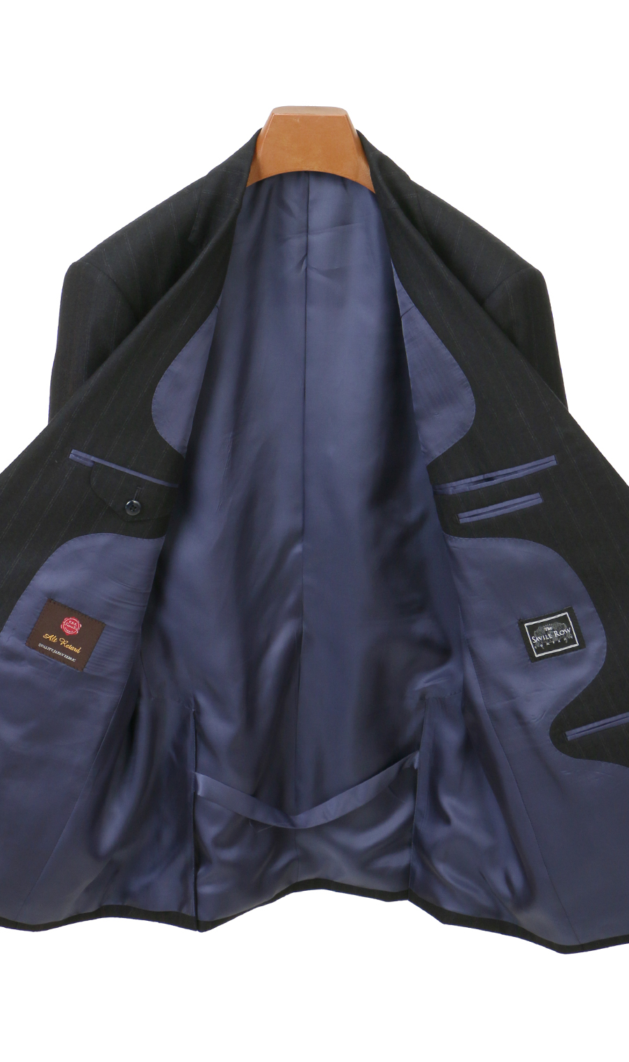 プレミアムスタンダードスーツ【C.D.K SUPER TEX】 ネイビー 体型:A体(標準型),号数（身長）:5号(170cm)