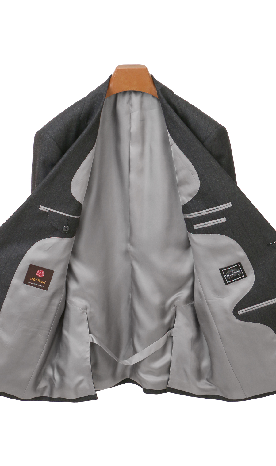 プレミアムスタンダードスーツ【C.D.K SUPER TEX】 グレー 体型:A体(標準型),号数（身長）:5号(170cm)