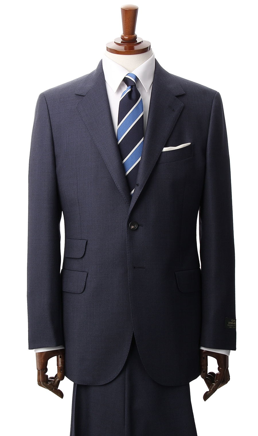 プレミアムスタンダードスーツ《20th Anniversary》《DORMEUIL》 ネイビー 体型:A体(標準型),号数(身長):4号(165cm)