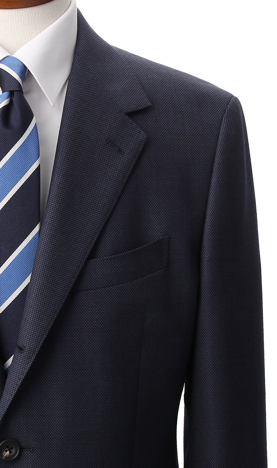 プレミアムスタンダードスーツ《20th Anniversary》《DORMEUIL》 ネイビー 体型:A体(標準型),号数(身長):4号(165cm)