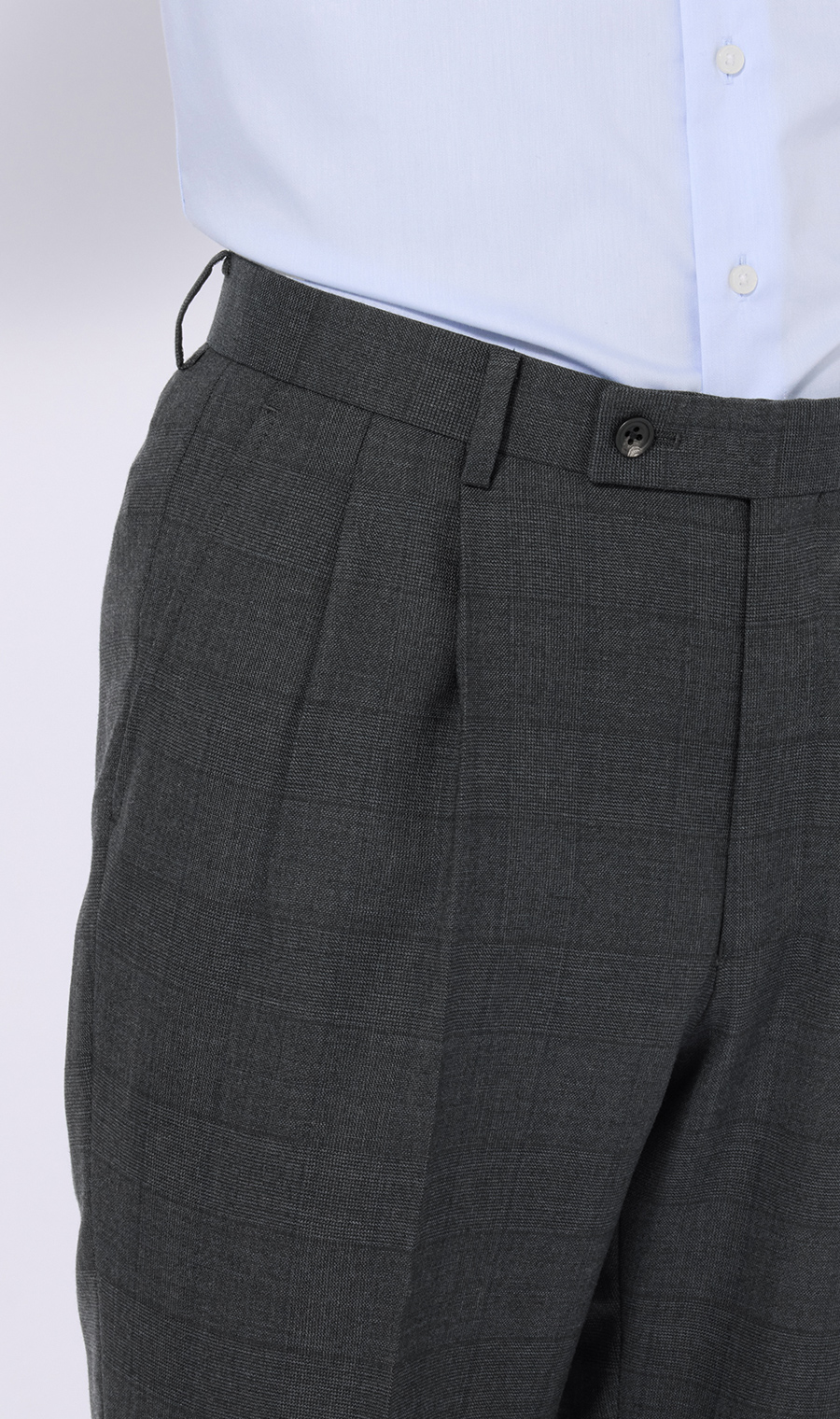 プレミアムスタンダードスーツ【Contemporary line】 ネイビー 体型:BE体(ゆったり型),号数(身長):8号(185cm)