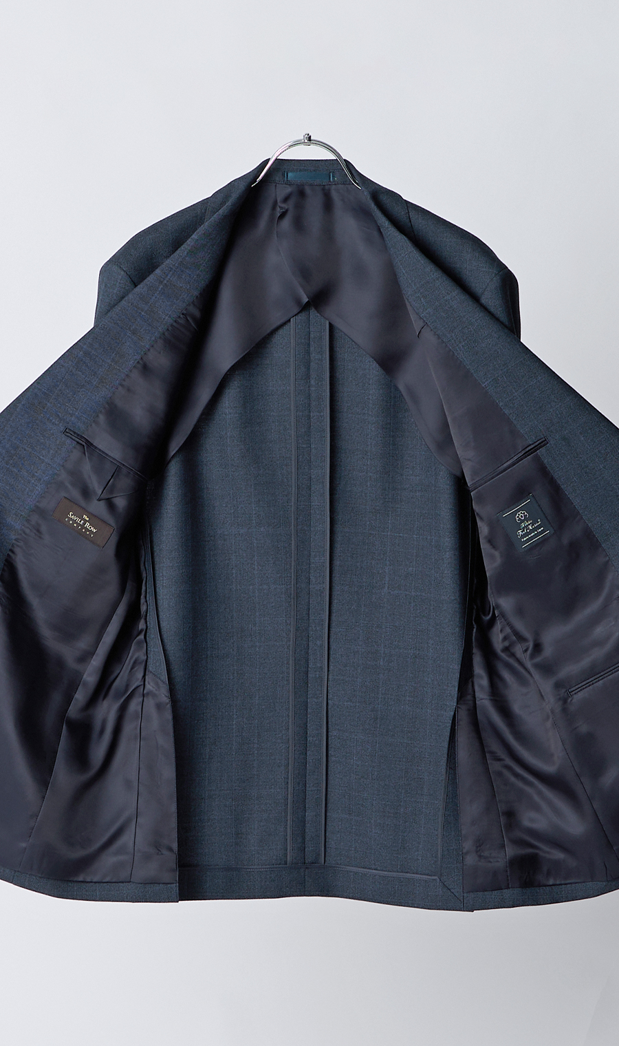 プレミアムスタンダードスーツ【Contemporary Line】 ネイビー 体型:A体(標準型),号数（身長）:3号(160cm)