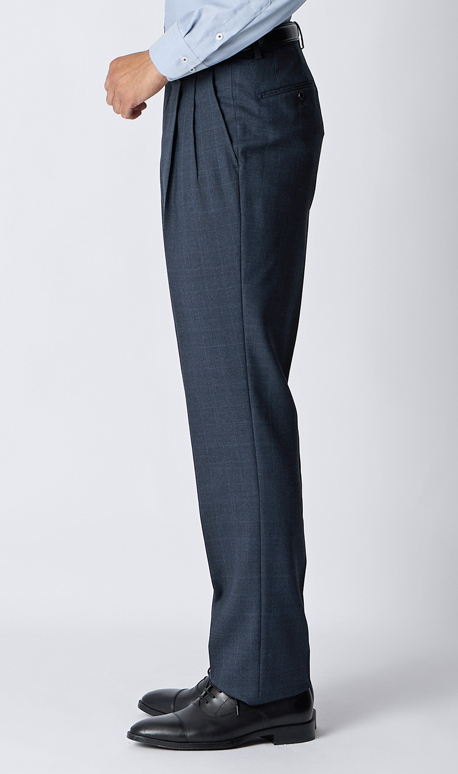 プレミアムスタンダードスーツ【Contemporary Line】 ネイビー 体型:A体(標準型),号数（身長）:3号(160cm)