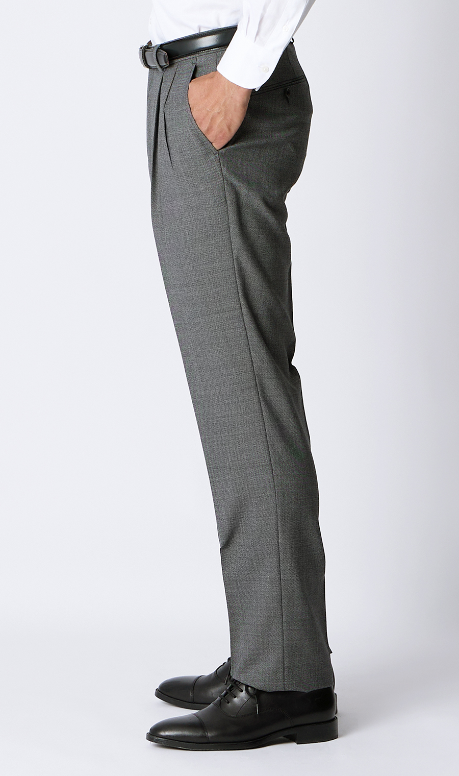 プレミアムスタンダードスーツ【Contemporary Line】 グレー 体型:A体(標準型),号数（身長）:3号(160cm)