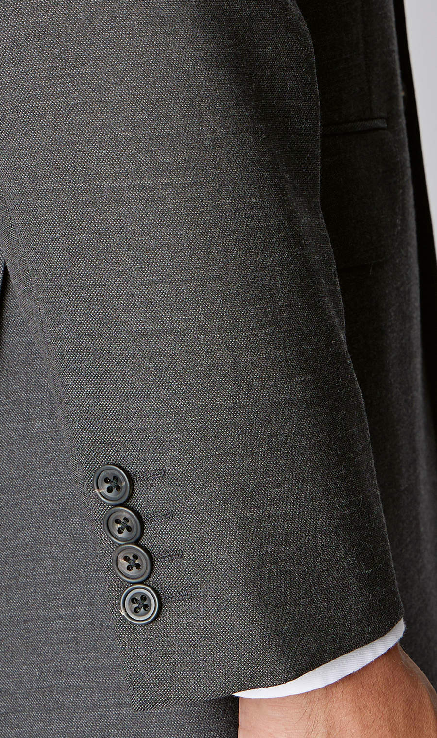 プレミアムスタンダードスーツ【Contemporary Line】 グレー 体型:A体(標準型),号数（身長）:3号(160cm)