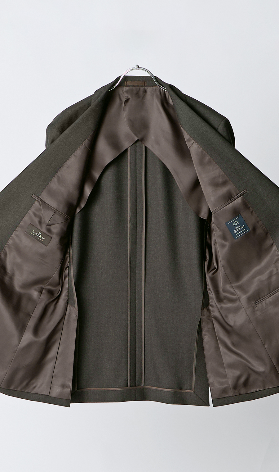 プレミアムスタンダードスーツ【Contemporary Line】 ブラウン 体型:A体(標準型),号数（身長）:3号(160cm)