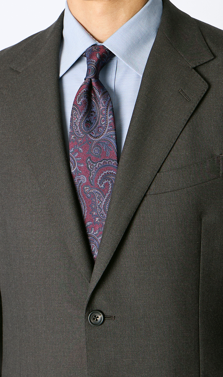 プレミアムスタンダードスーツ【Contemporary Line】 ブラウン 体型:A体(標準型),号数（身長）:3号(160cm)