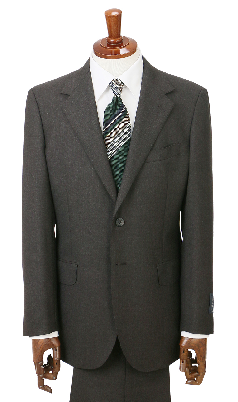 プレミアムスタンダードスーツ【Contemporary Line】 ブラウン 体型:A体(標準型),号数（身長）:3号(160cm)