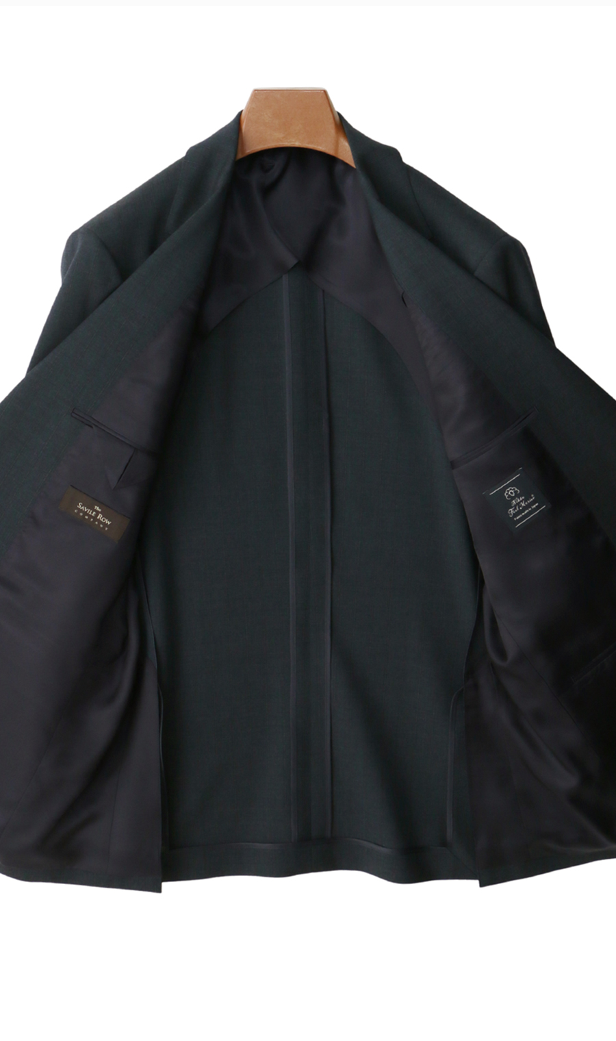 プレミアムスタンダードスーツ【Contemporary Line】 ネイビー 体型:A体(標準型),号数（身長）:5号(170cm)