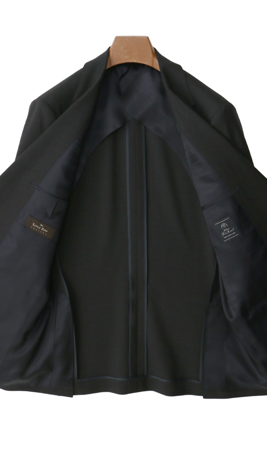 プレミアムスタンダードスーツ【Contemporary Line】 ネイビー 体型:A体(標準型),号数（身長）:5号(170cm)