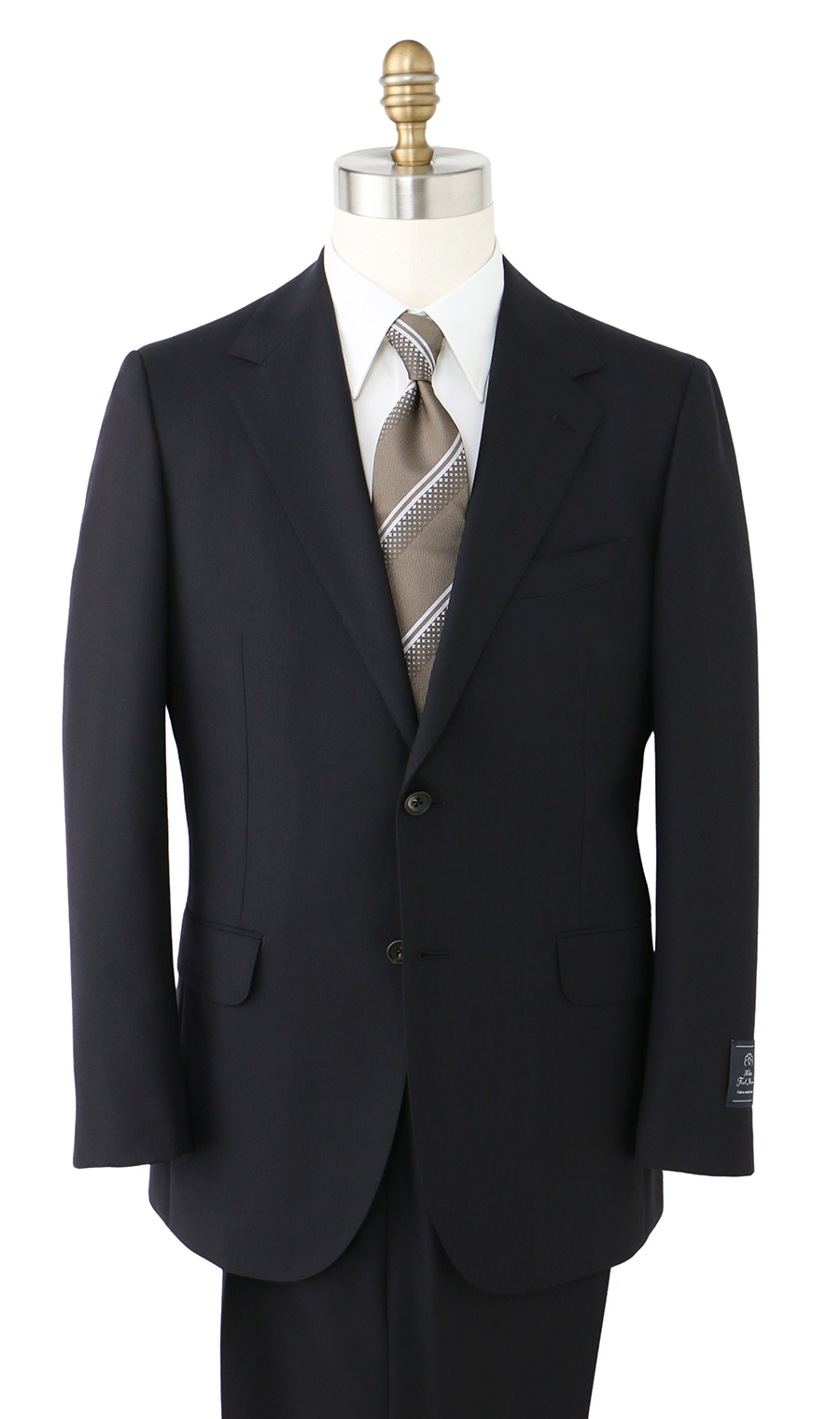 プレミアムスタンダードスーツ【Contemporary Line】【Savile Row】 ネイビー 体型:A体(標準型),号数(身長):5号(170cm)