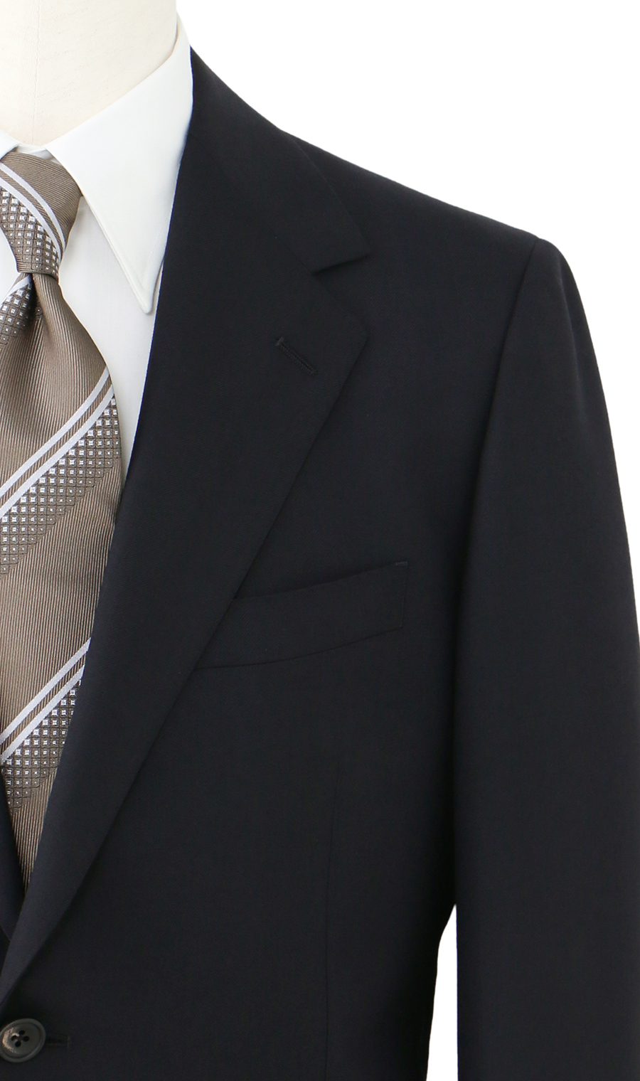 プレミアムスタンダードスーツ【Contemporary Line】【Savile Row】 ネイビー 体型:A体(標準型),号数(身長):5号(170cm)