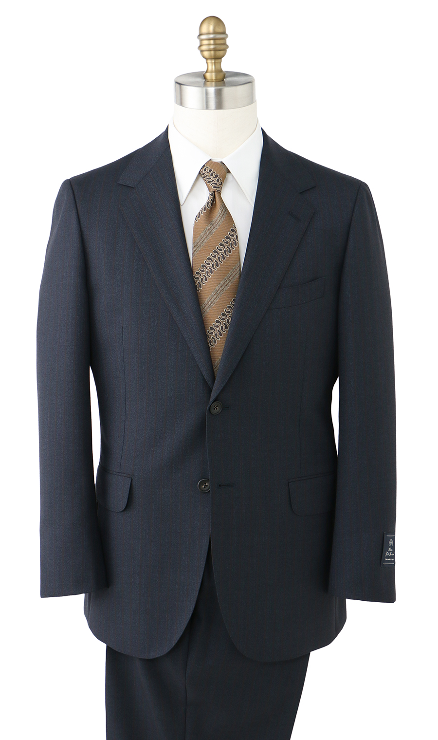 プレミアムスタンダードスーツ【Contemporary Line】【Savile Row】 ブルー 体型:A体(標準型),号数(身長):5号(170cm)