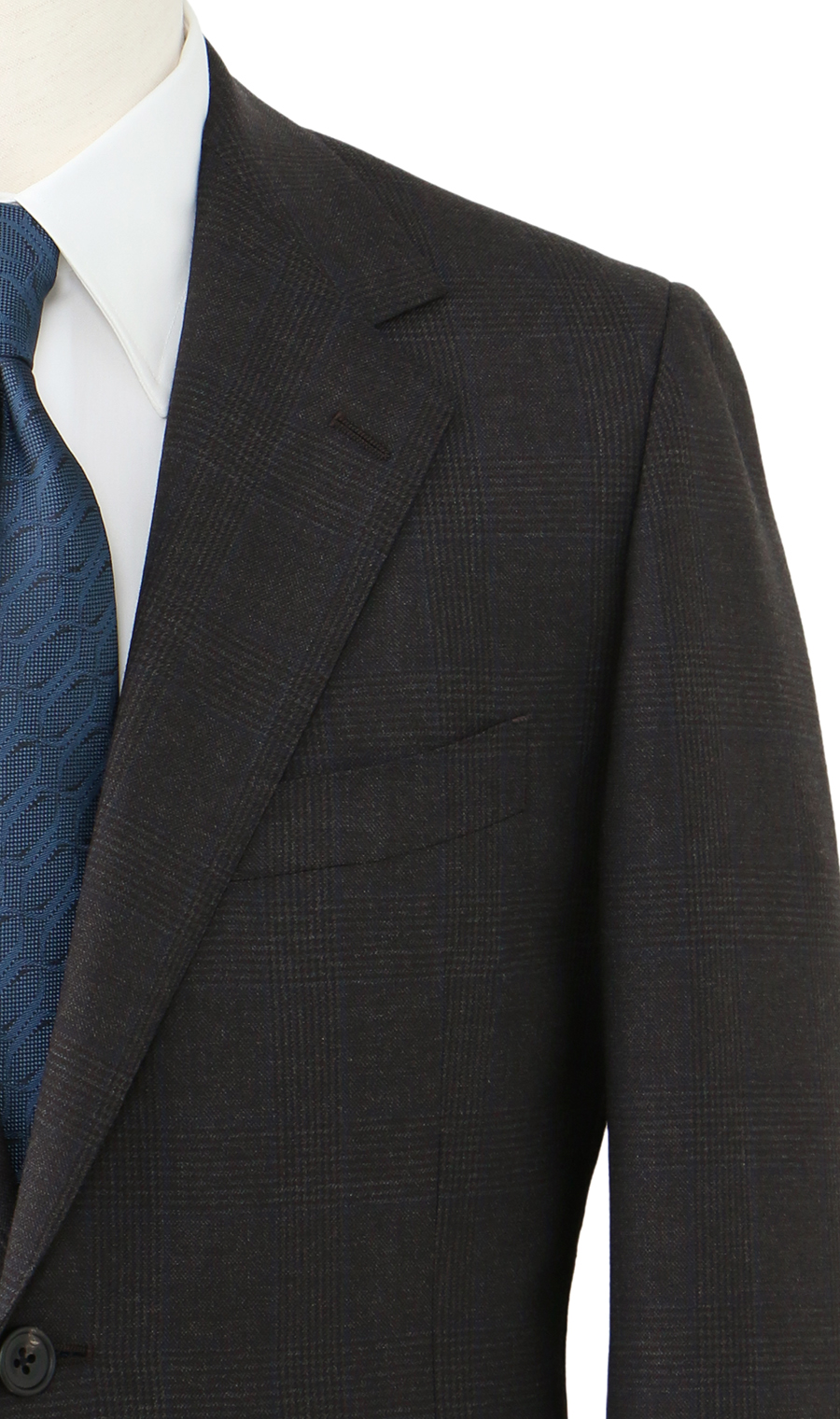 プレミアムスタンダードスーツ【Contemporary Line】【Savile Row】 ブラウン 体型:A体(標準型),号数(身長):4号(165cm)