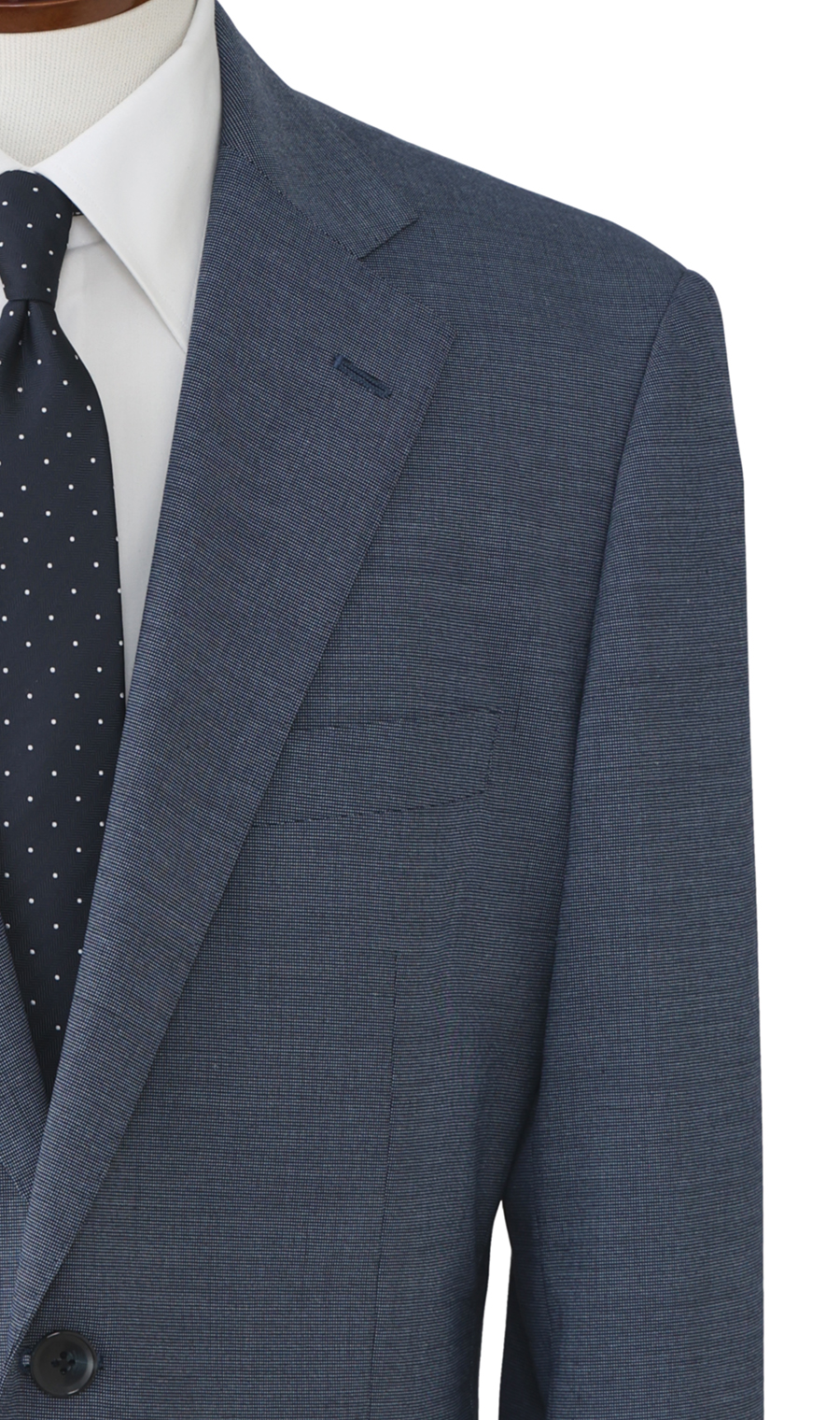 スタンダードスーツ【肩くるしくないスーツ】【Plastics Smart】 ブルー 体型:A体(標準型),号数(身長):7号(180cm)